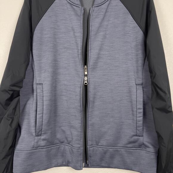 Lululemon Full Zip Revolution Bomber Jacket Gray Size Large Athleisure Sporty - Picture 7 of 11